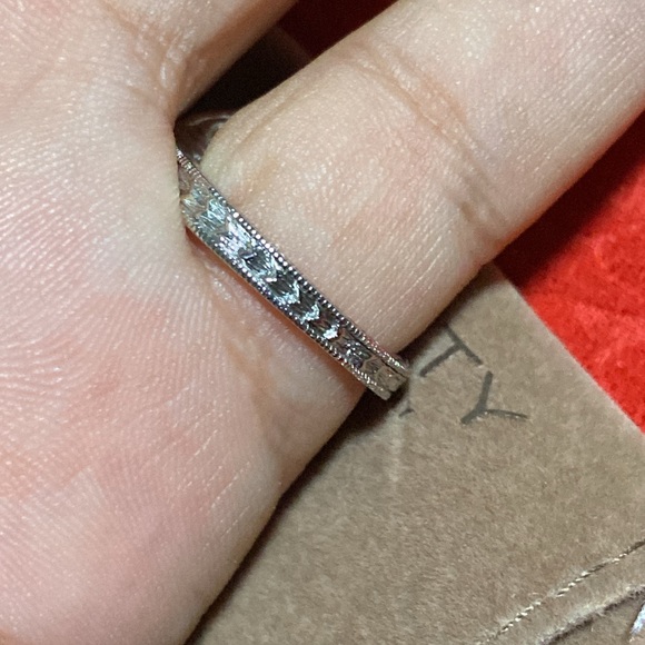 Affinity Diamonds, 10mm Pearl White Diamond 925 size 7 - Picture 8 of 9
